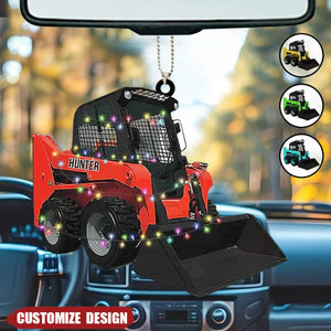 2024 New Release – Personalized Skid Steer Loader Christmas Ornament, Gift For Trucker