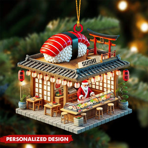 Personalized Sushi Shop Ornament-Gift for Sushi Lovers-2025 New Release