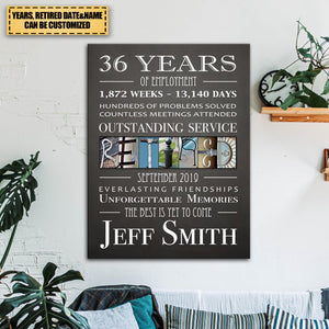 Retirement Gift For Colleague, Gift For Retired Friends, Men, Women Poster