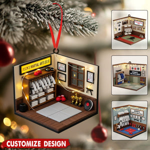 Personalized Martial Arts/Jiujitsu/Karate/Taekwondo Christmas Ornament
