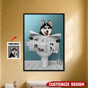 Important meeting - Personalized Dog Cat Photo Poster