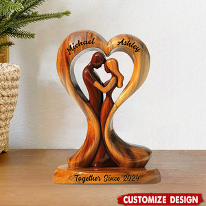 You And Me We Got This - Personalized Couple Shaped Acrylic Plaque