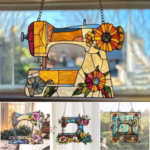 Cute Sewing Machine Suncatcher Ornament-Mother's Day Gift