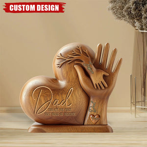 Dad You Are The Piece That Holds Us Together - Personalized Acrylic Plaque, Father's Day Gift