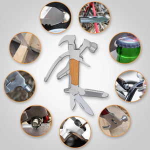 Built With Love, Dad - Family Personalized Multi Tool Hammer - Father's Day, Gift For Dad, Grandpa