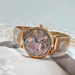 Beautiful Hummingbird - Personalized Hummingbird Women Hand Watch
