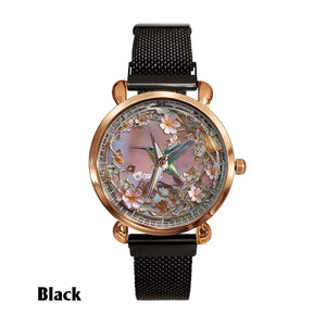Beautiful Hummingbird - Personalized Hummingbird Women Hand Watch
