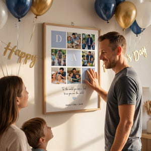 Personalized Dad Photo Print Poster - Gift For Father’s Day & Birthday