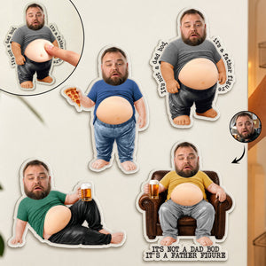 It’s Not A Dad Bod, It’s A Father Figure - Funny Father's Day Gift - Personalized Fridge Magnet