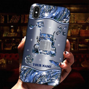 Custom Personalized Trucker Glass Phone Case