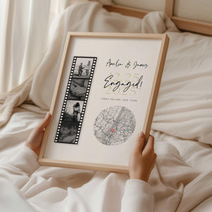 Personalised Couple Poster - Engagement Gift,Wedding Gift