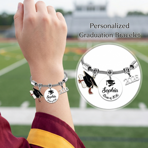 Personalized 2026 Graduation Bracelet - Graduation Gift For Graduates