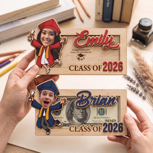 Personalized Graduation Money Holder - Gift For Senior Graduate