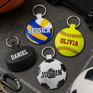 Personalized Sports Keychain - Gift For Teams & Coaches