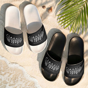Personalized Slide Sandals - Classic Limited Edition Gift For Dad Husband Grandpa