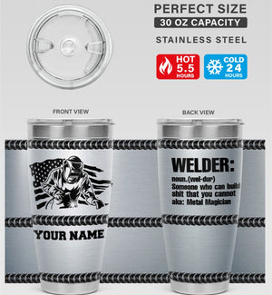 Personalized Custom Welder Tumbler Gift For Welder