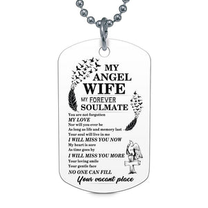 Your Soul Will Live In Me Custom Stainless Steel Keychain Memorial
