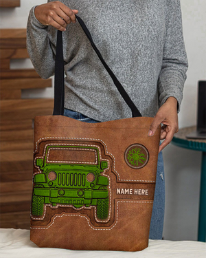 Personalized Off-Road Girl Tote Bag
