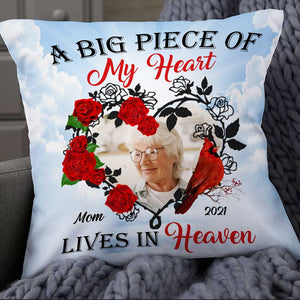 Memo A Big Piece Of My Heart Heaven Photo Pillow