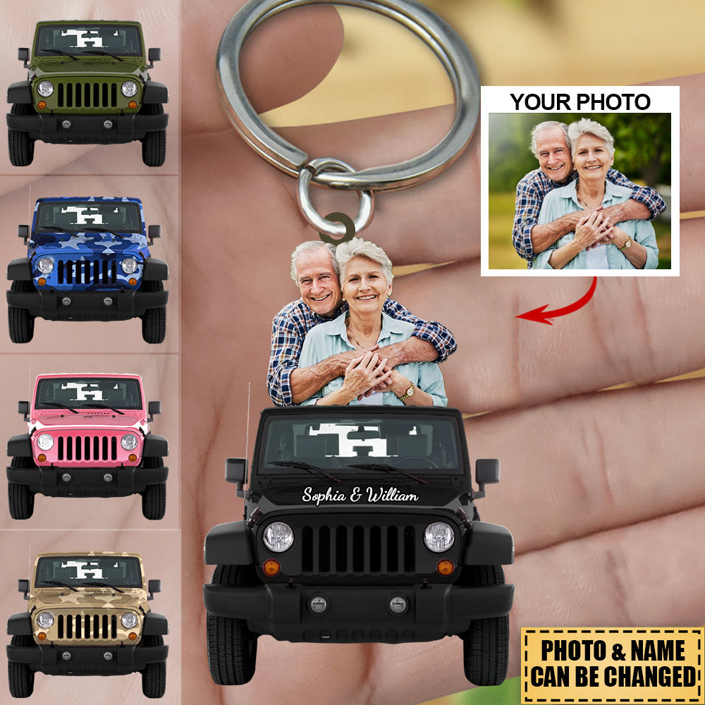 Personalized Wrangler Off-Road Keychain - Great Gift For Beloved One