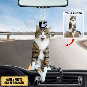 Pet Photo Upload Personalized Acrylic Car Hanging Ornament-Great Gift For Pet Lovers