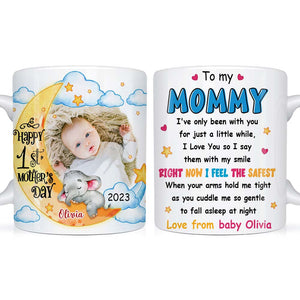 First Mother's Day Elephant Photo Personalized Mug