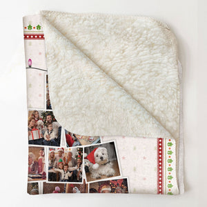 This Is Us Photo Family Christmas Tree - Personalized Photo Blanket