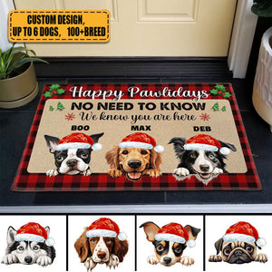 No Need To Knock - Personalized Doormat