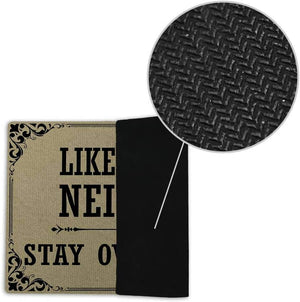Like A Good Neighbor Stay Over There Funny Door Mat