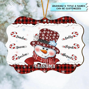 Personalized Wood Ornament - Gift For Grandma - Grandma's Sweethearts