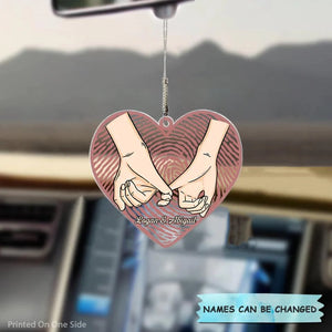 Personalized Car Hanging Ornament - Gift For Couple - You And Me We Got This