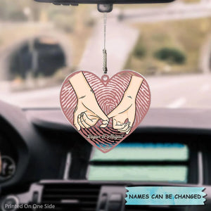 Personalized Car Hanging Ornament - Gift For Couple - You And Me We Got This