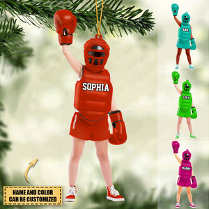 Personalized Version Boxer Christmas Ornament-Great Gift Idea For Boxing Lovers/Boxers