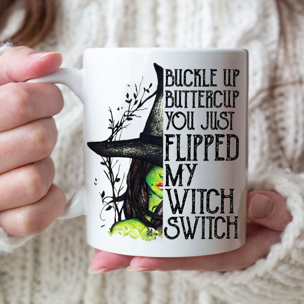 Personalized Witchy Buckle Up Coffee Mug - Gift For Witch/Witchy