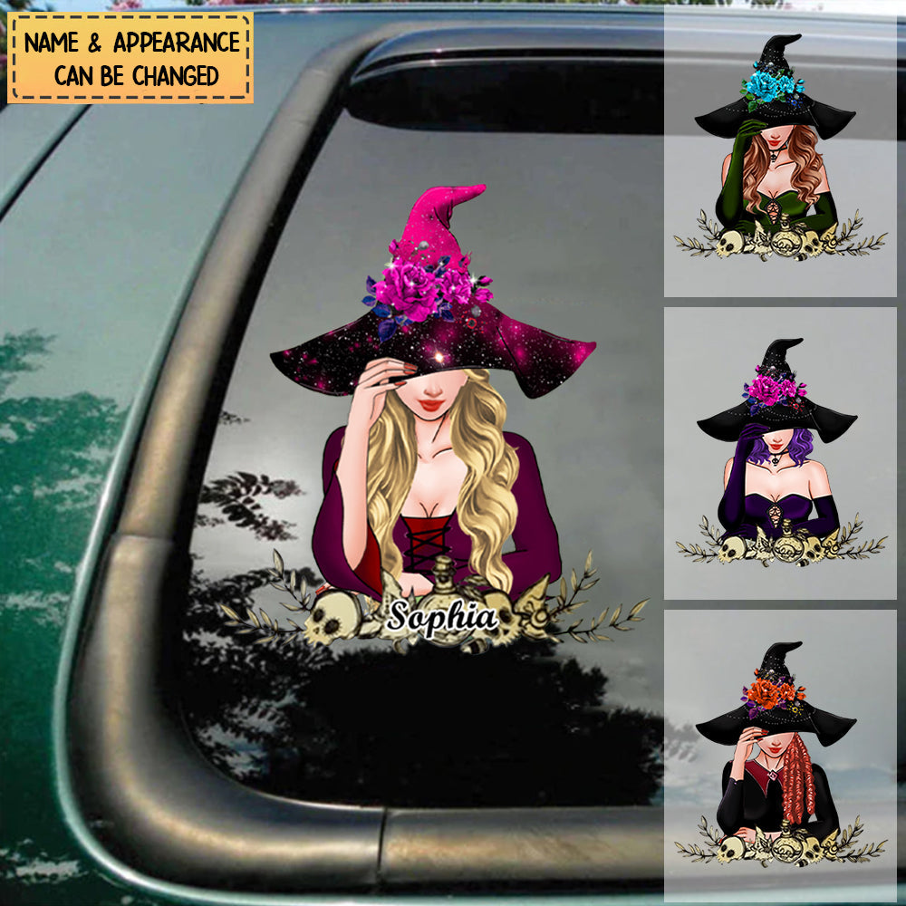 Personalized Witchy Sticker/Decal - Gift Idea For Halloween/ Wicca Decor/Pagan Decor