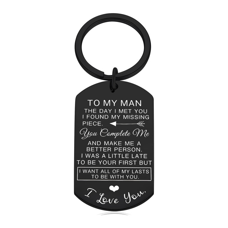 For Husband - I Want All Of My Lasts To Be With You Keychain
