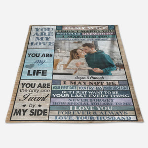 I Just Want To Be Your Last Everything Gift For Wife, Husband, Couple, Valentines Blanket