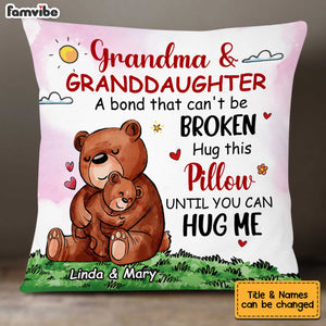 Personalized Grandma Grandkid Pillow