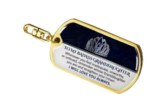 Perfect Christmas Gift to Grandson/Granddaughter-Remember Whose Grandson You Are | Unique Keychain