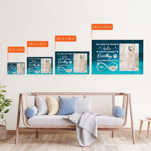You Were My Favorite Hello And Hardest Goodbye - Personalized Poster