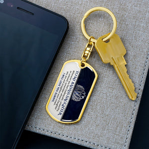 To My Badass Daughter - Keychain