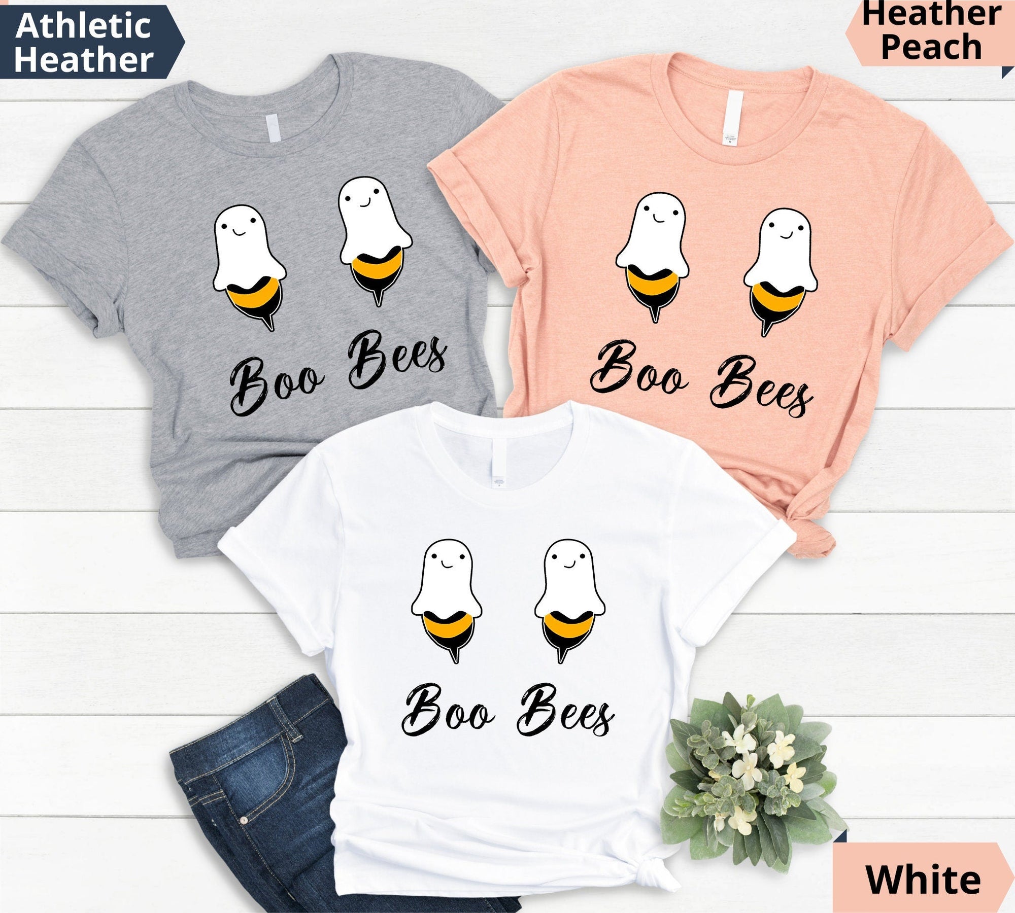 Boo Bees Halloween Custom Shirt