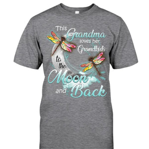 This Grandama Loves Her Grandkids To The Moon And Back Classic T-Shirt