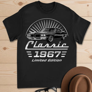 Personalized Classic T-shirt - Unique Gift for Dad & Car Lovers