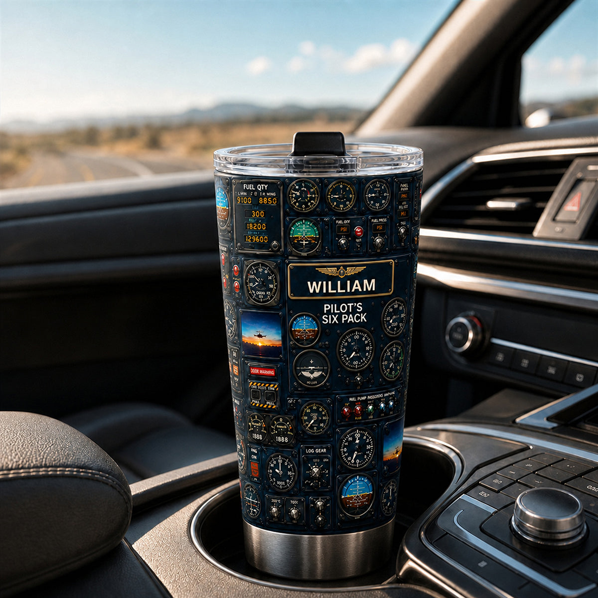 Six Packs of Pilots Tumbler Cup - Personalized Gifts For Pilots
