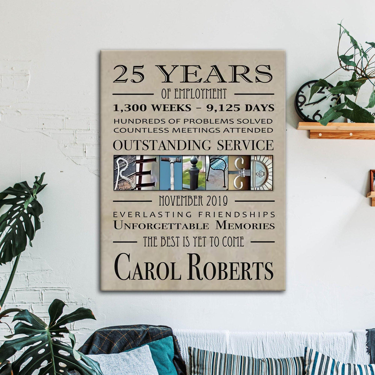 Retirement Gift For Colleague, Gift For Retired Friends, Men, Women Poster