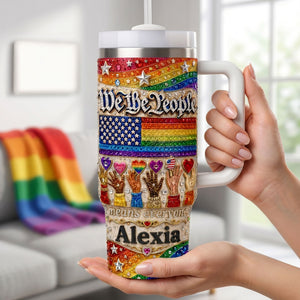 Pride Month We The People Tumbler - Personalized Gifts For LGBT