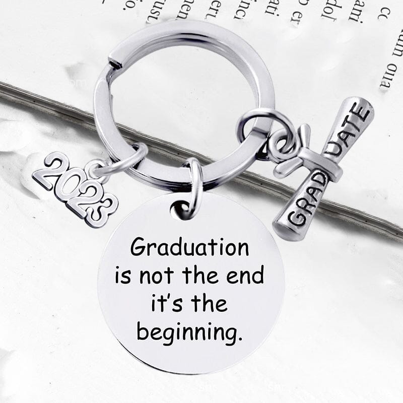 Custom Personalized 2023 Graduation Season Metal Keychain Gift with gift box