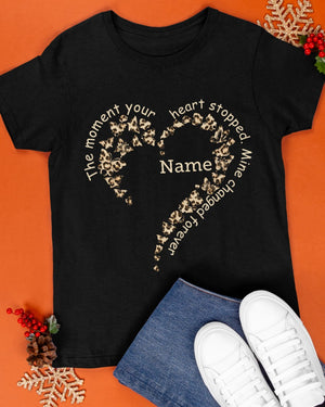 Eternal Love: Memorial Shirt with Personalized Butterflies Heart Design Classic T-Shirt