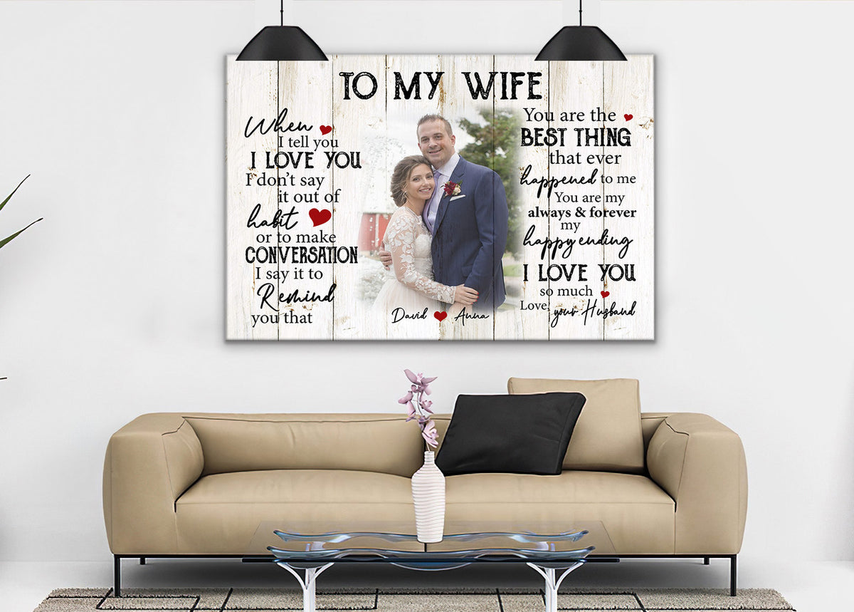 Personalized Wedding Anniversary Gift Couple Gift Custom Photo Poster